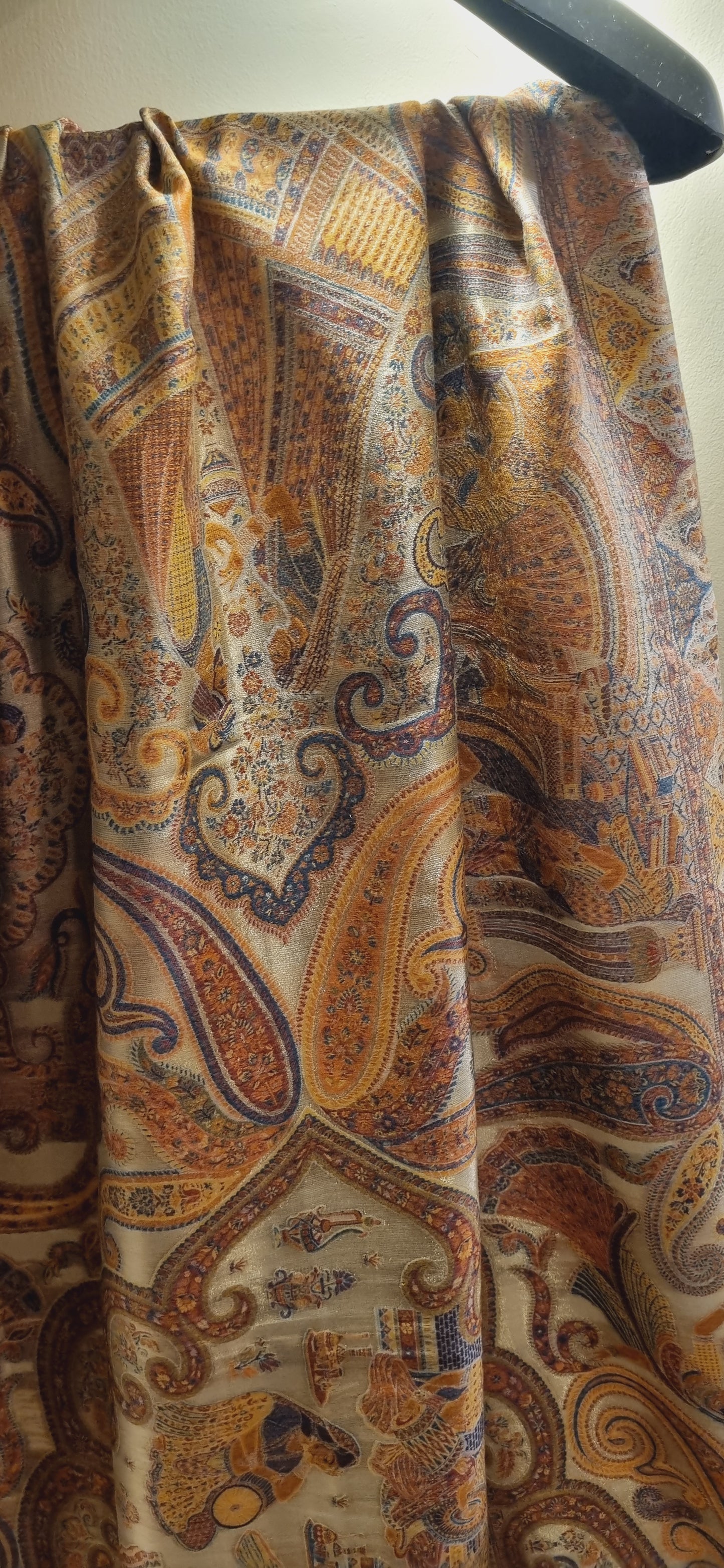 Laila's moonlight silky kaani shawl