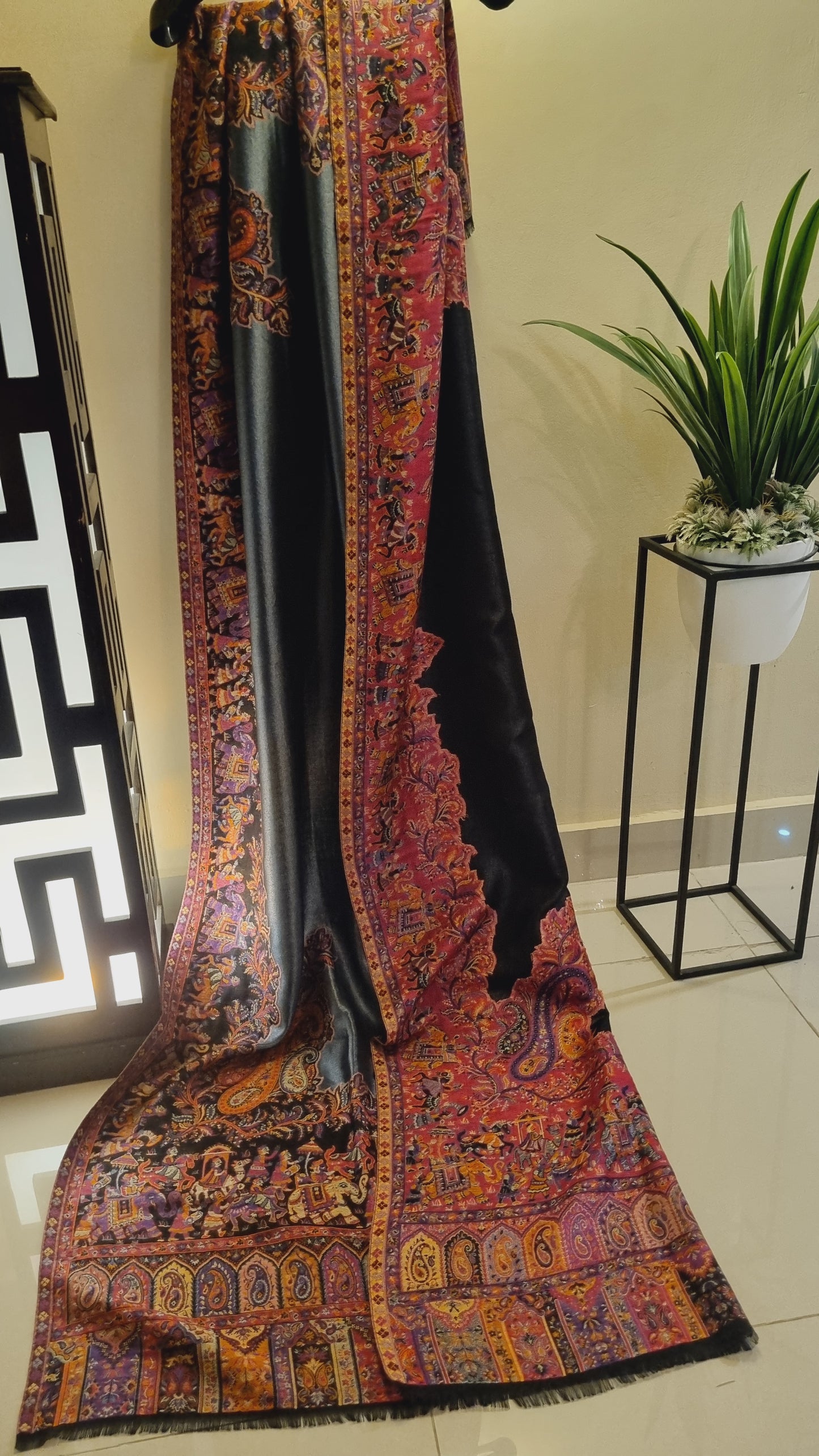 Gandhara moonlight pashmina kaani shawl