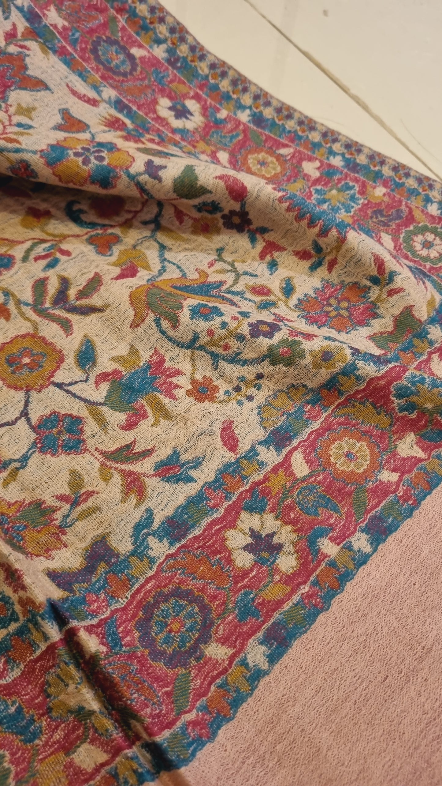 Reversible kaani shawl