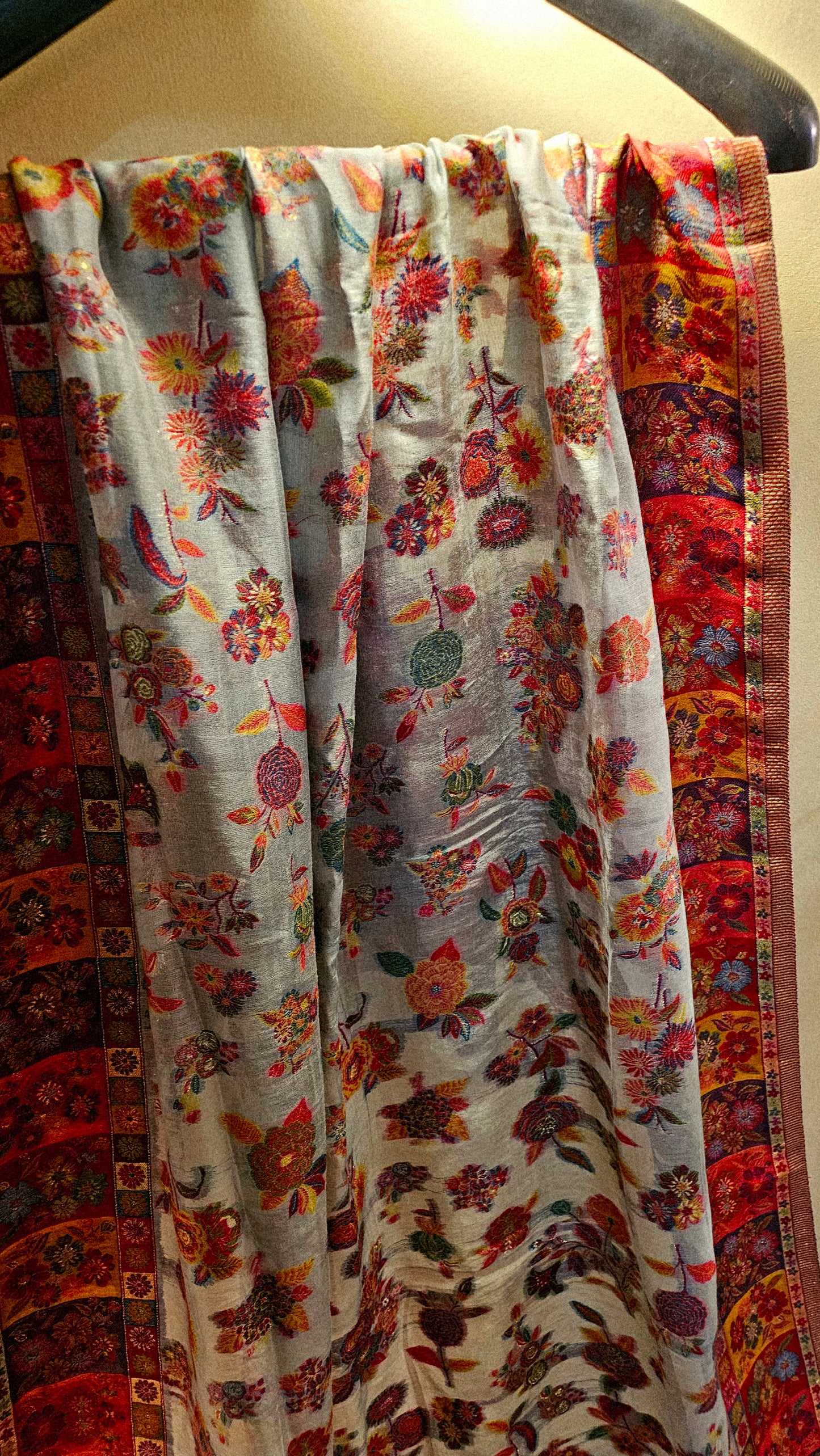 Silk kaani shawl