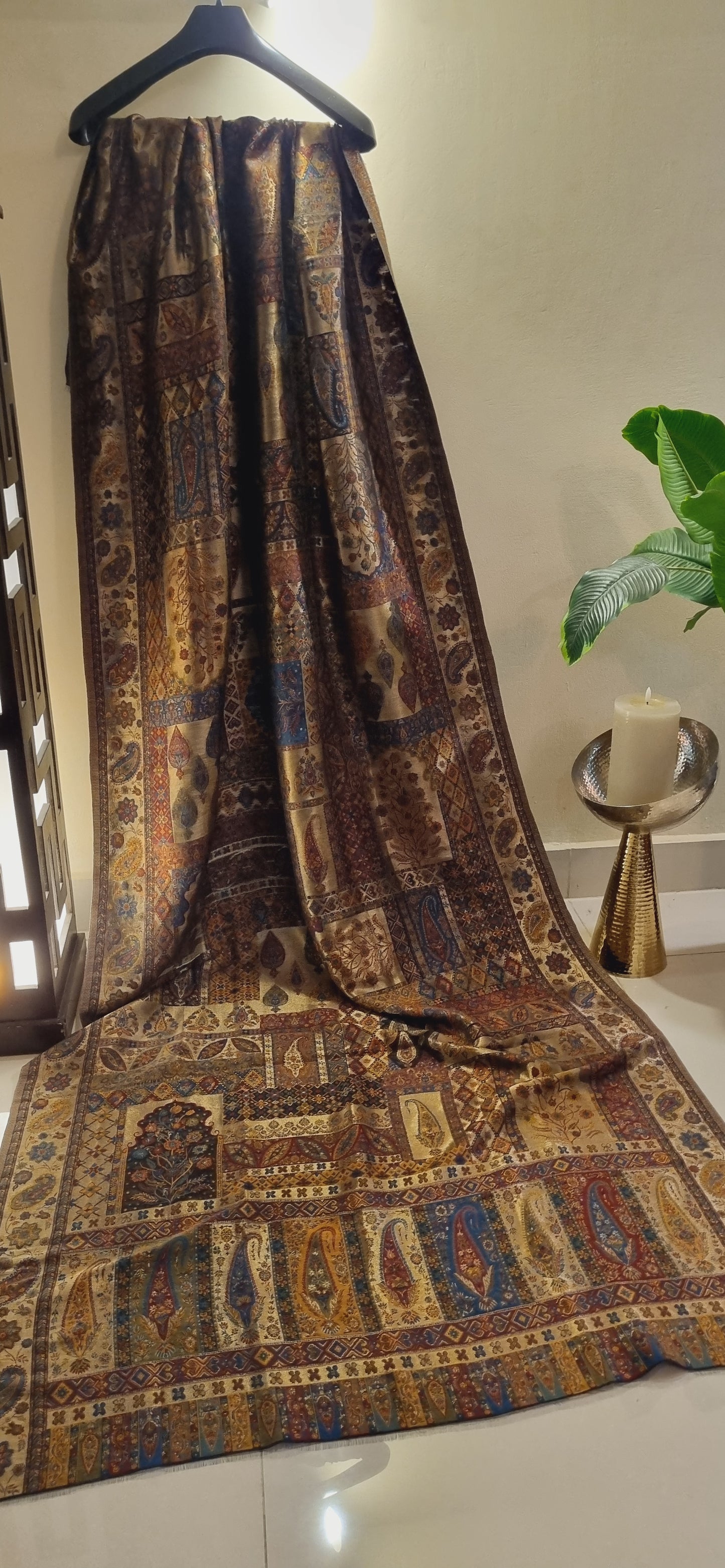 Mariana's moonlight silky kaani shawl