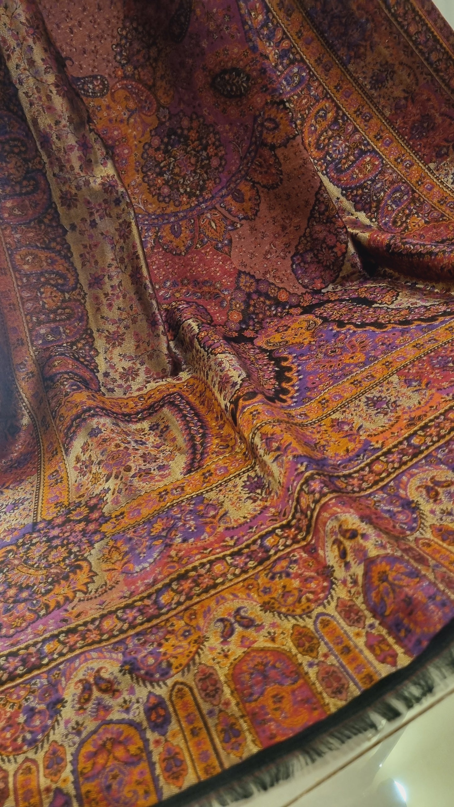 Double sided moonlight kaani shawl pashmina