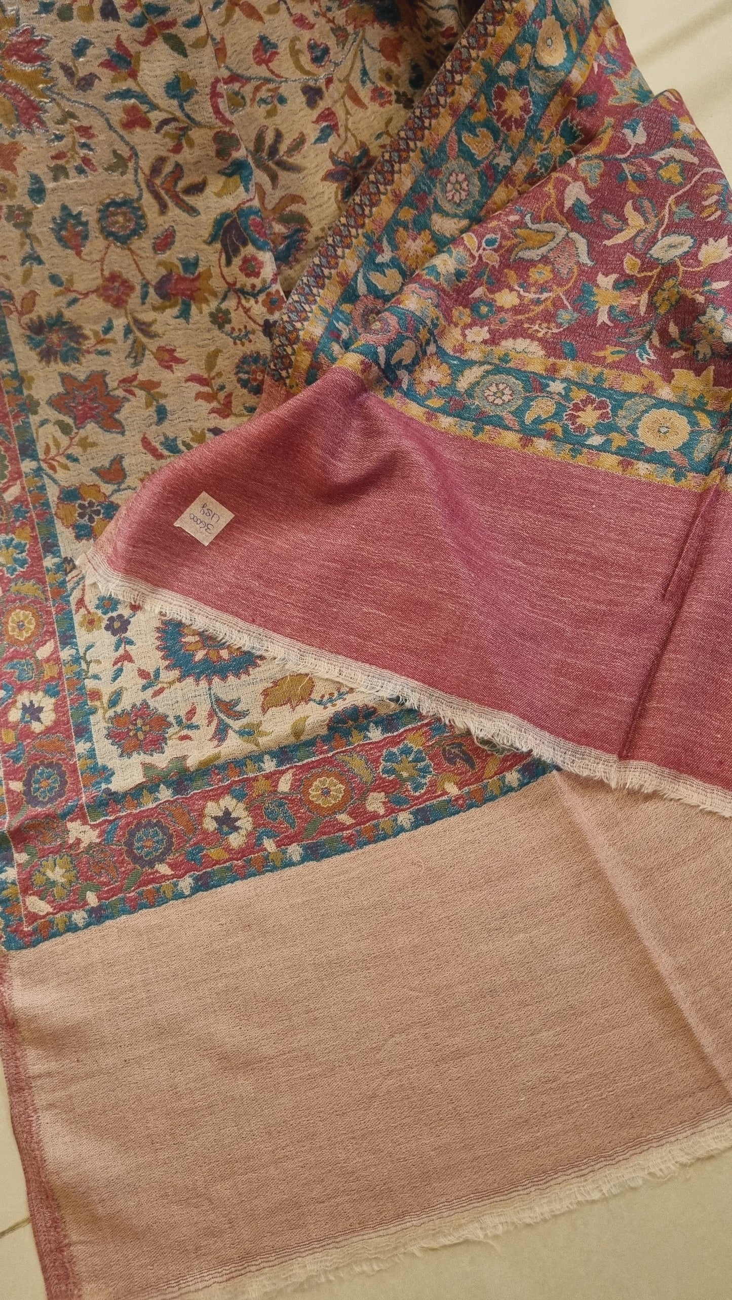Reversible kaani shawl