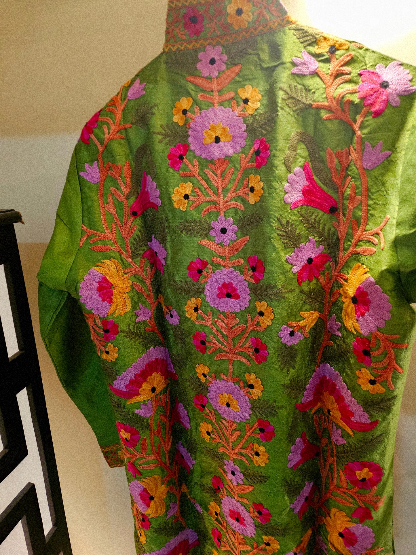 Silk Embroidered coat