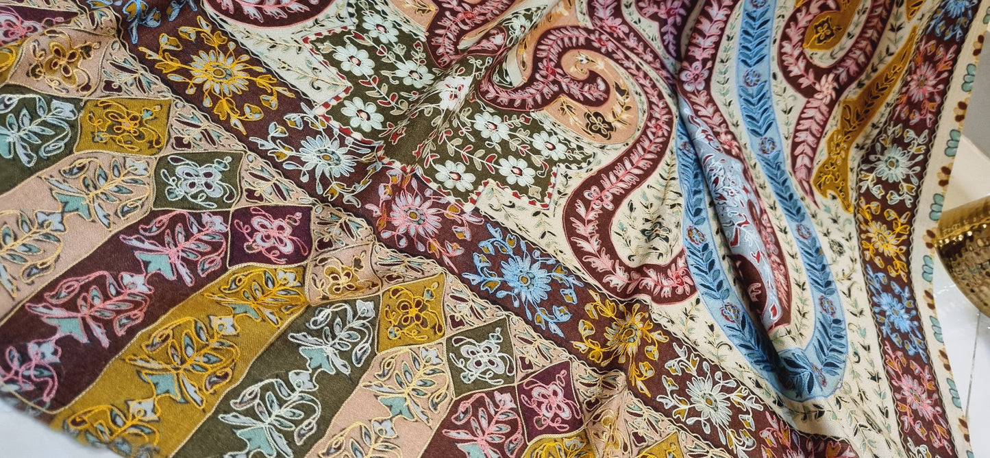 Reelkar embroidered pashmina