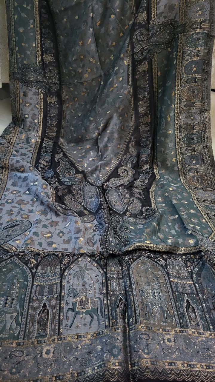 Silk kaani shawl