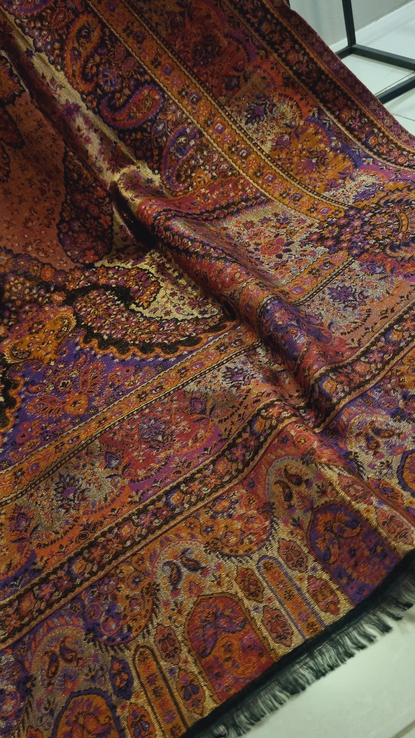 Double sided moonlight kaani shawl pashmina