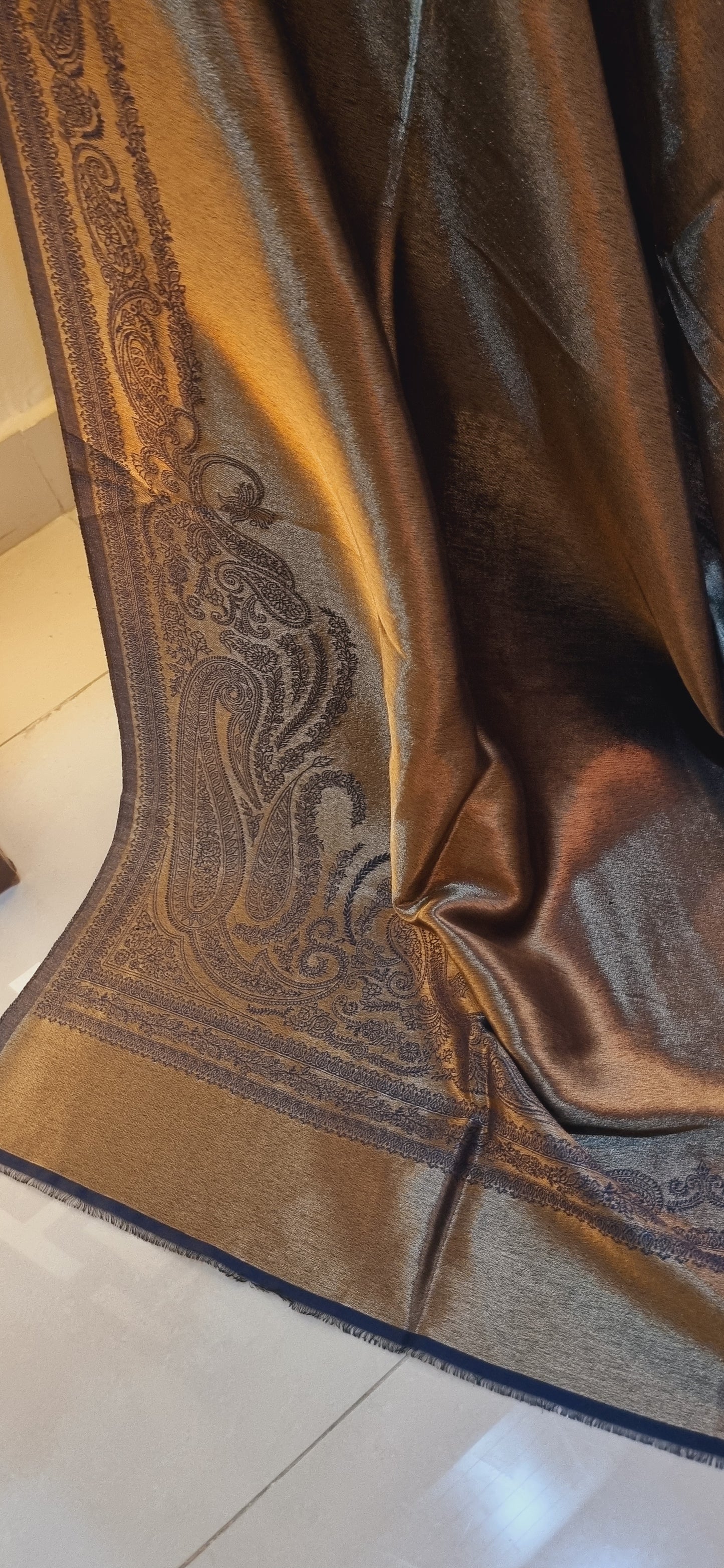 Moonlight reversible shawl