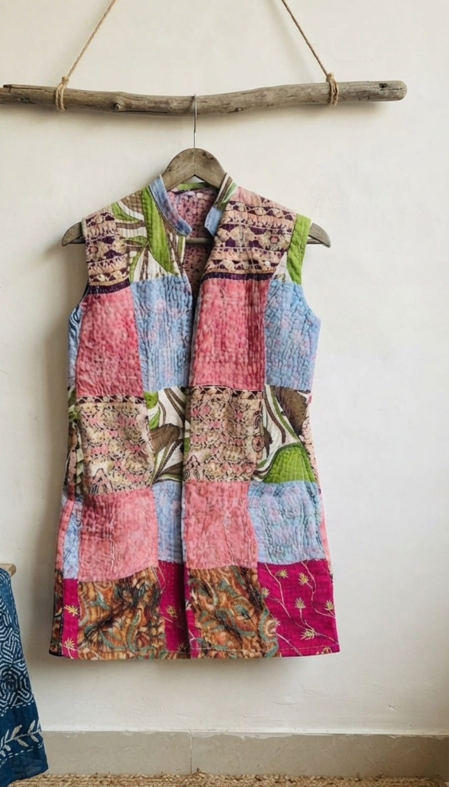 Kantha jacket: cotton