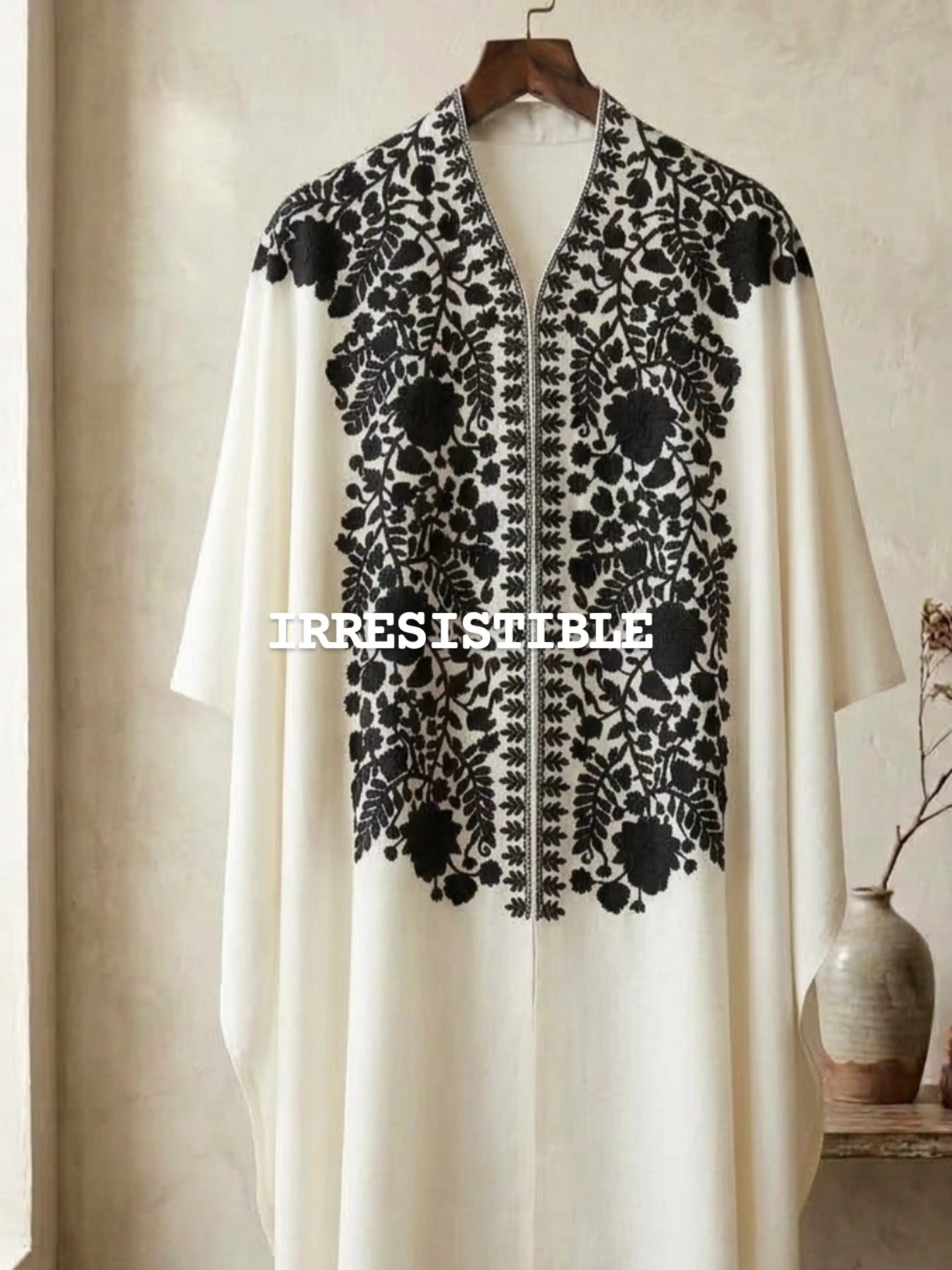 Cape shawl Embroidered: Pashmina