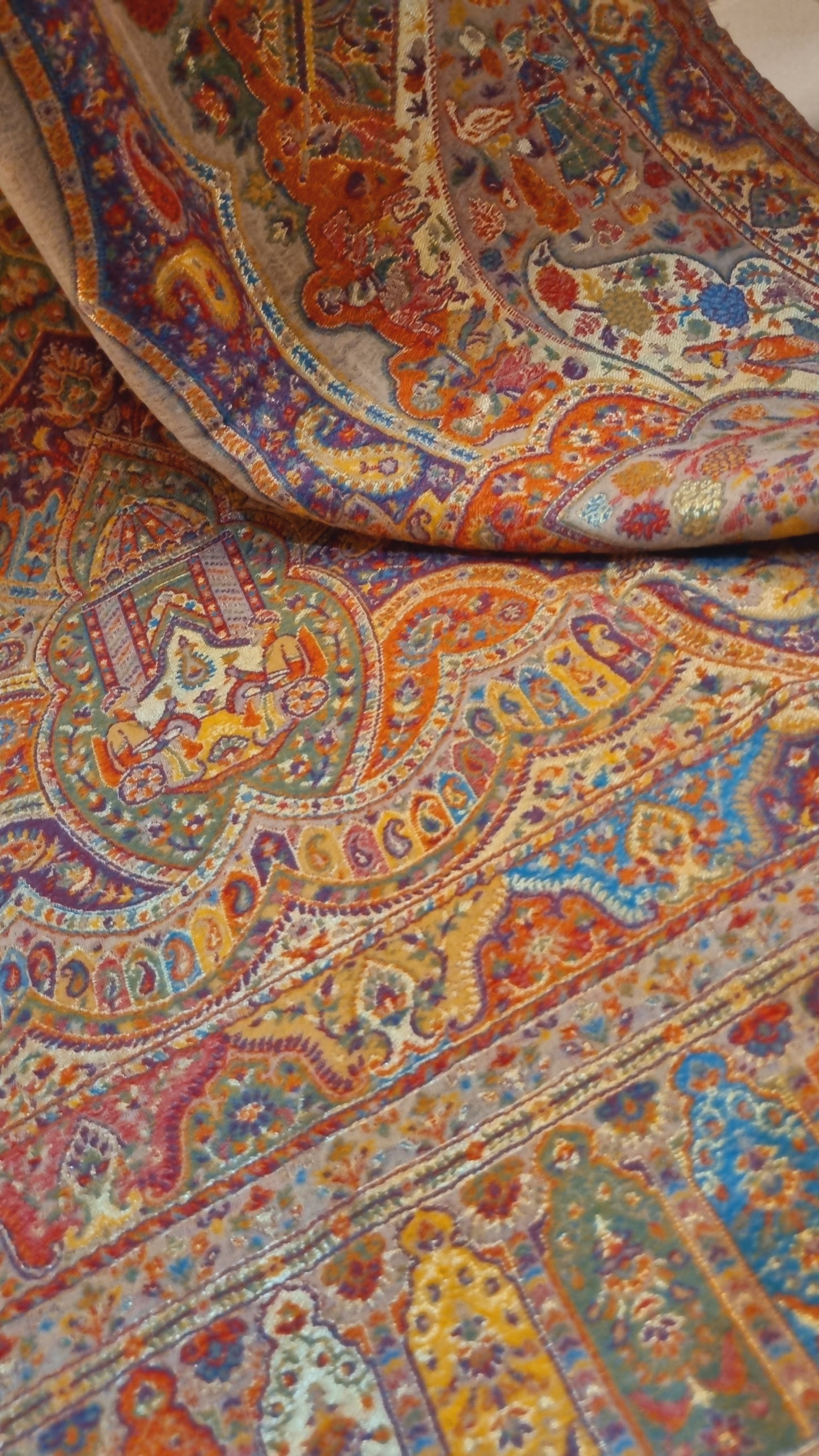 Darbari kaani moonlight tooah shawl
