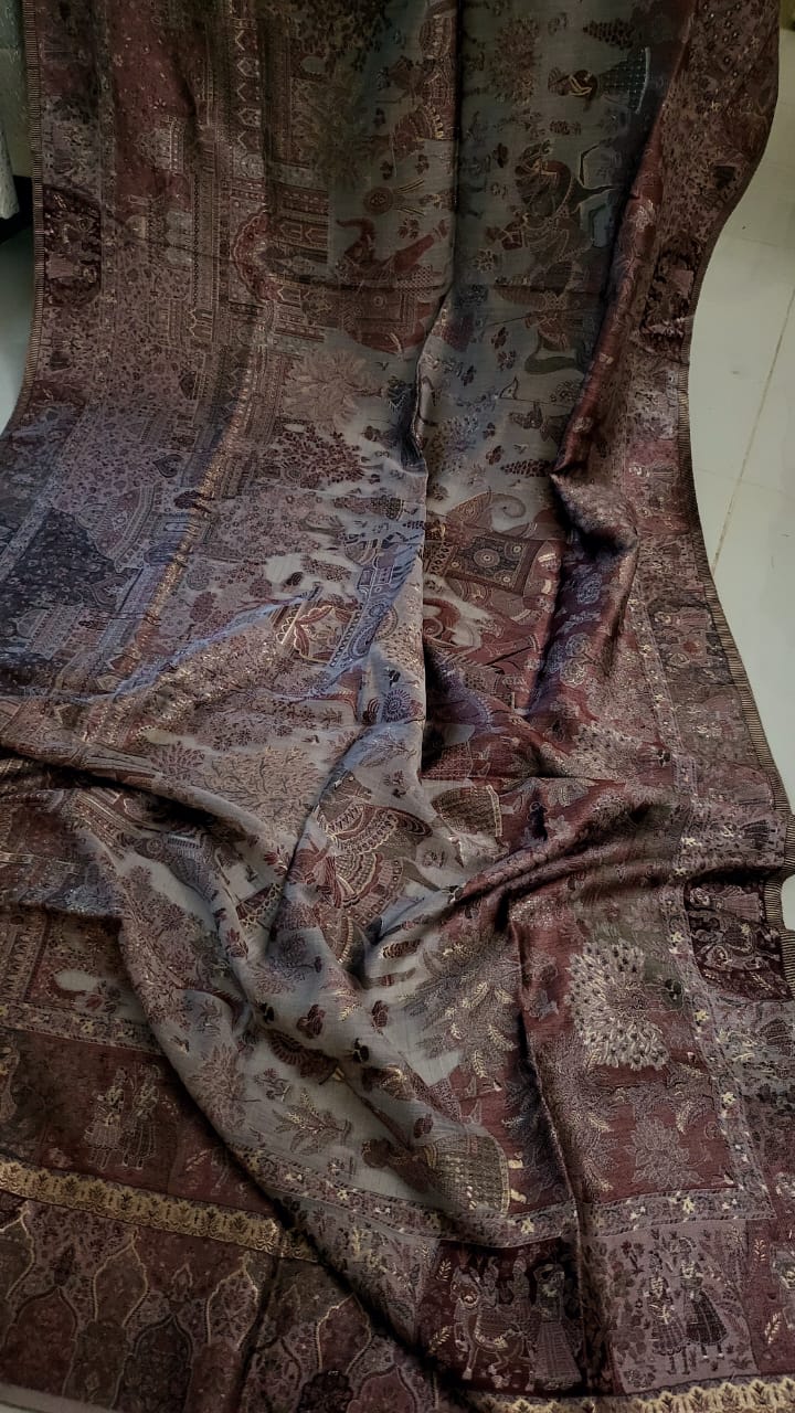 Silk kaani shawl