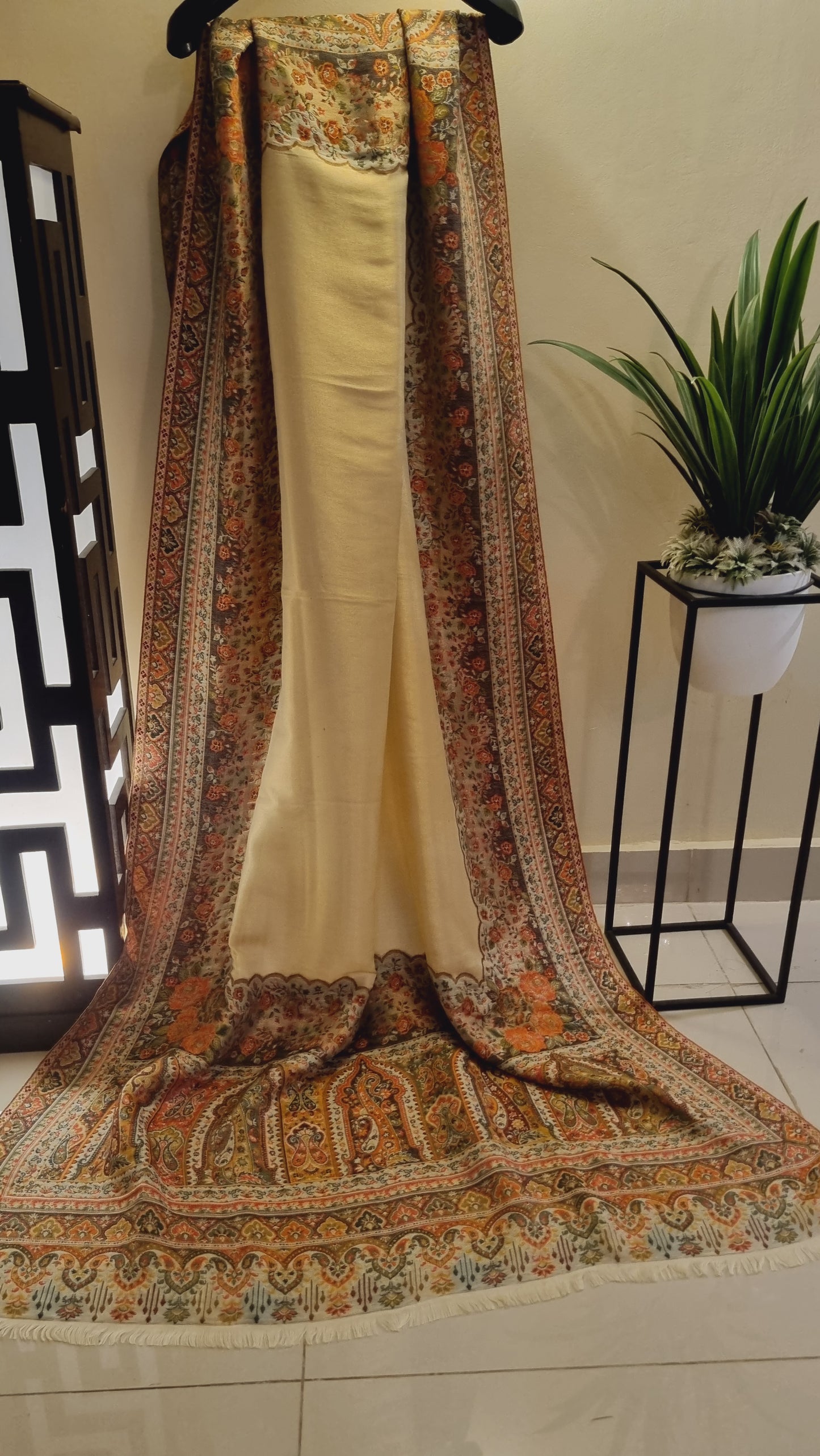 Gandhara moonlight pashmina kaani shawl