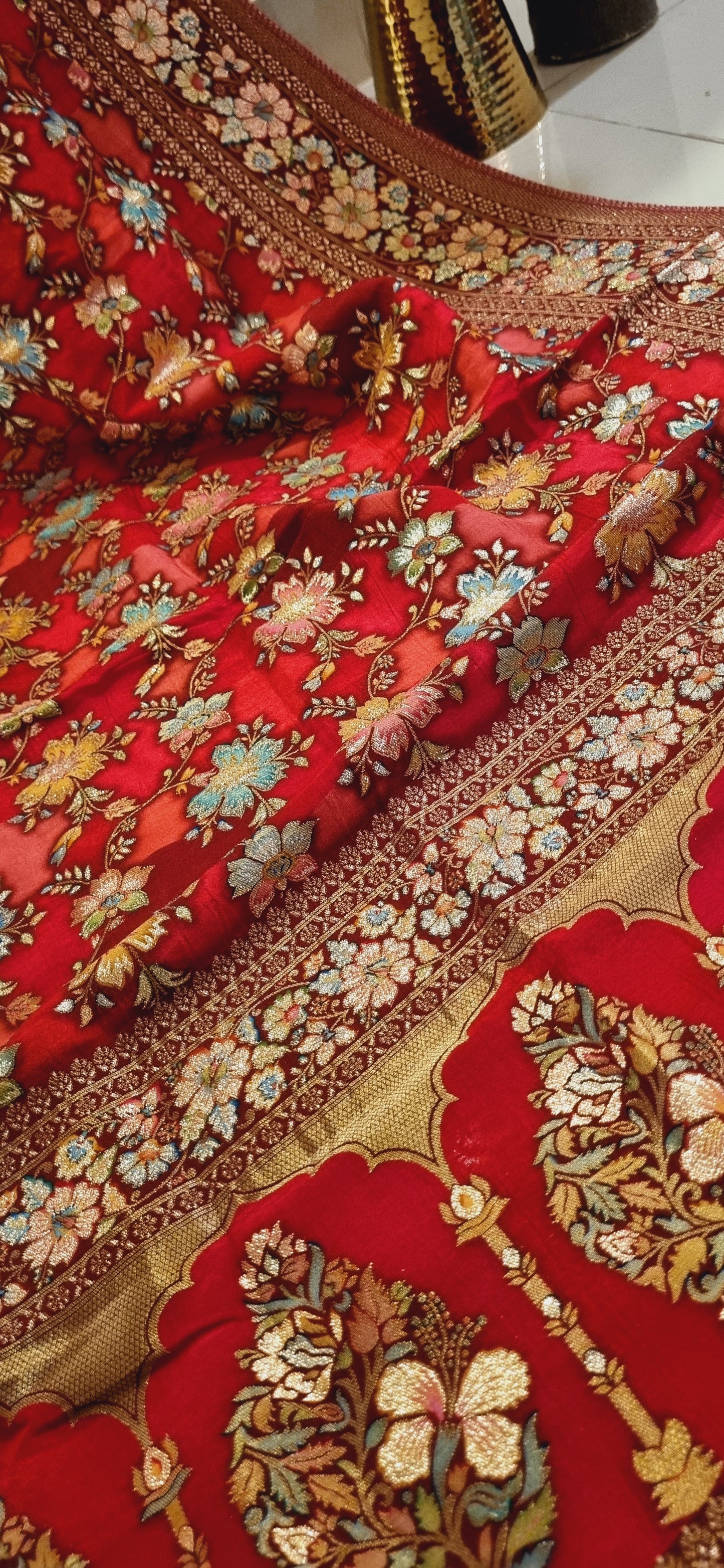 Meenakari patola silk dupatta