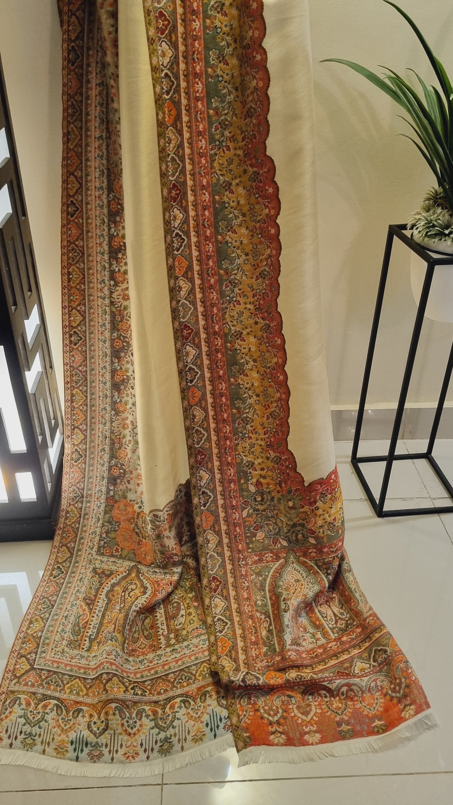 Gandhara moonlight pashmina kaani shawl
