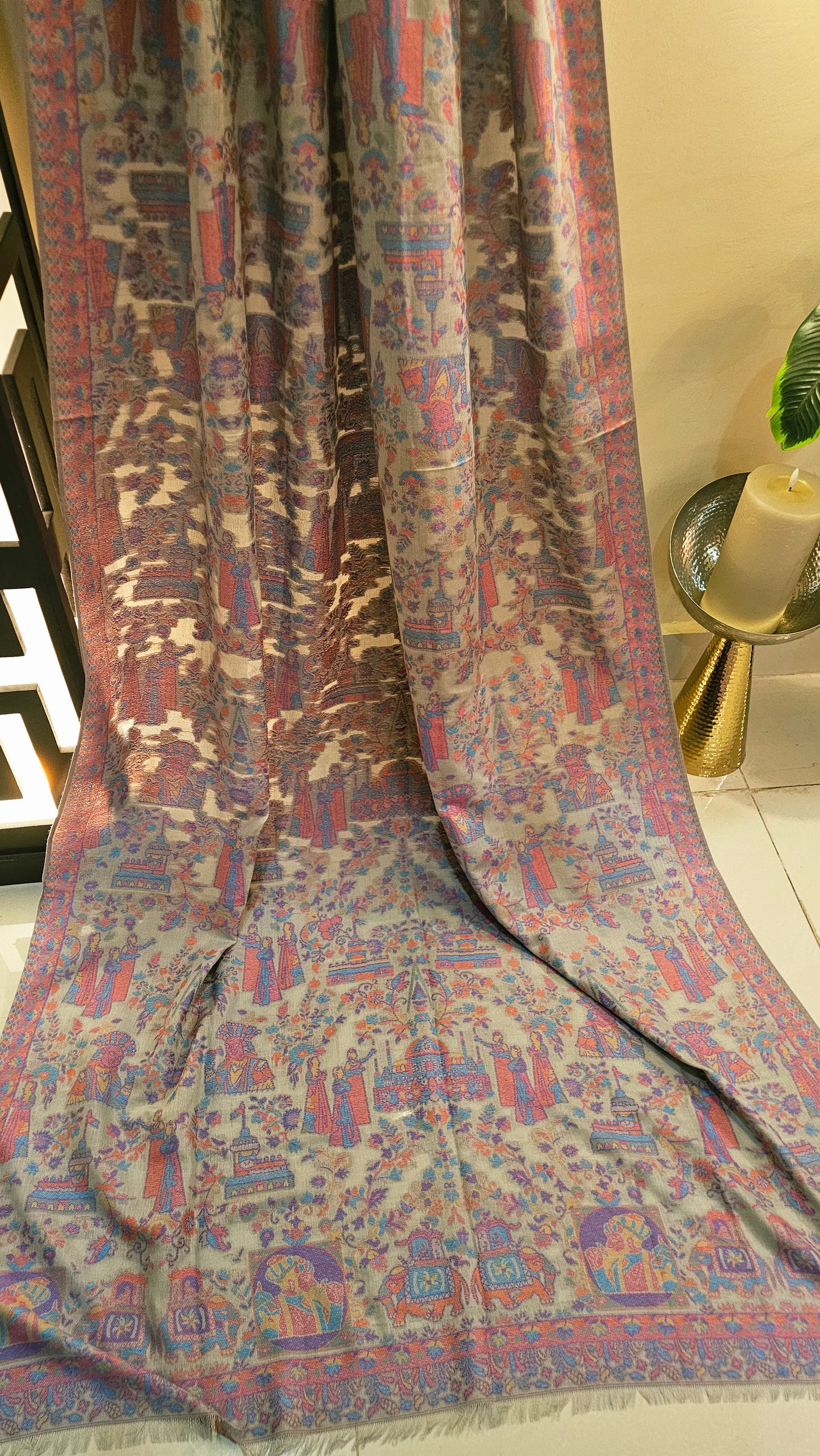 Kaani shawl: woollen pashmina