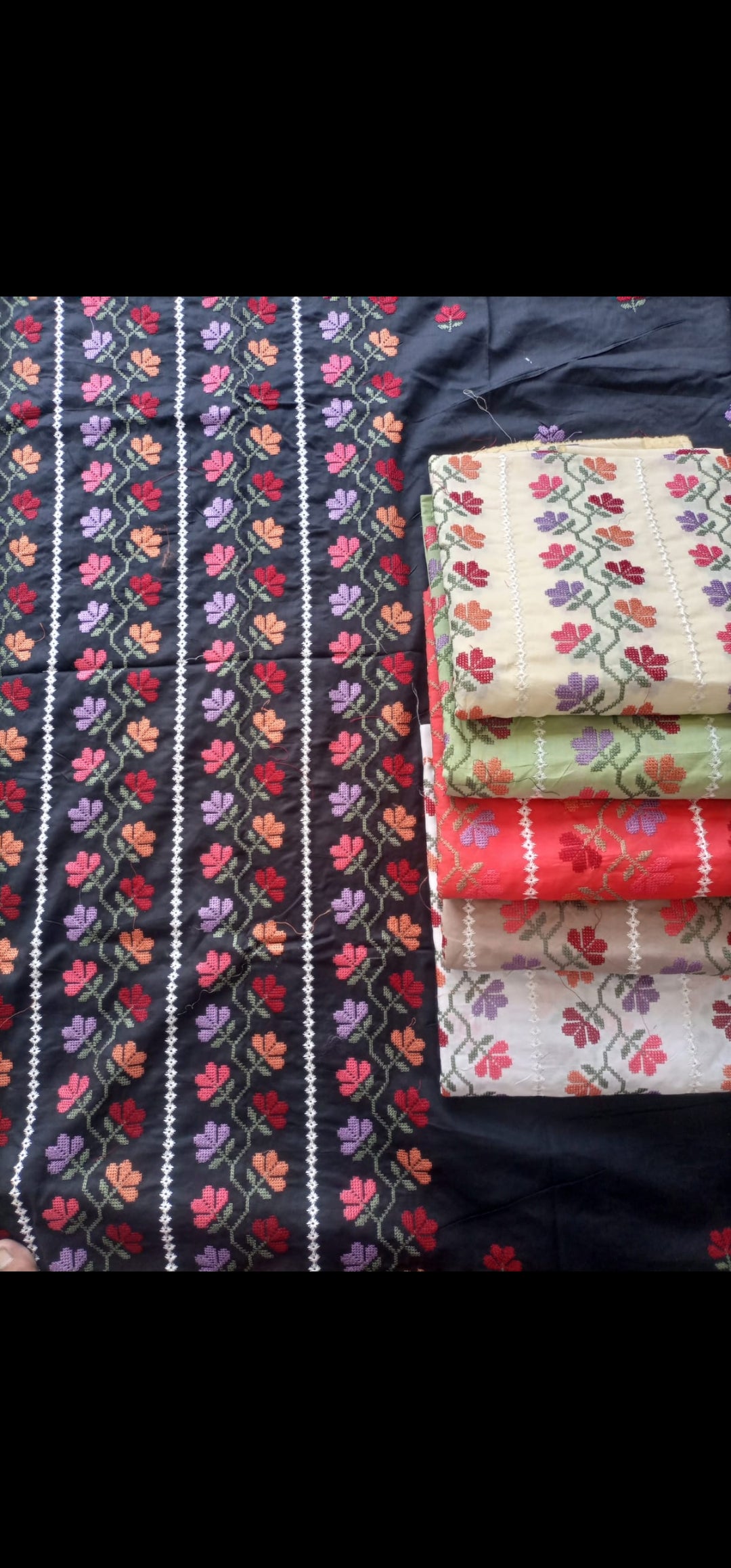 Lawn embroidered two piece