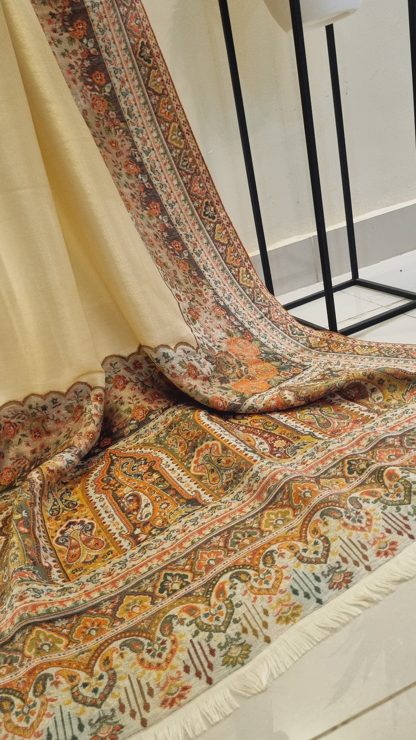 Gandhara moonlight pashmina kaani shawl