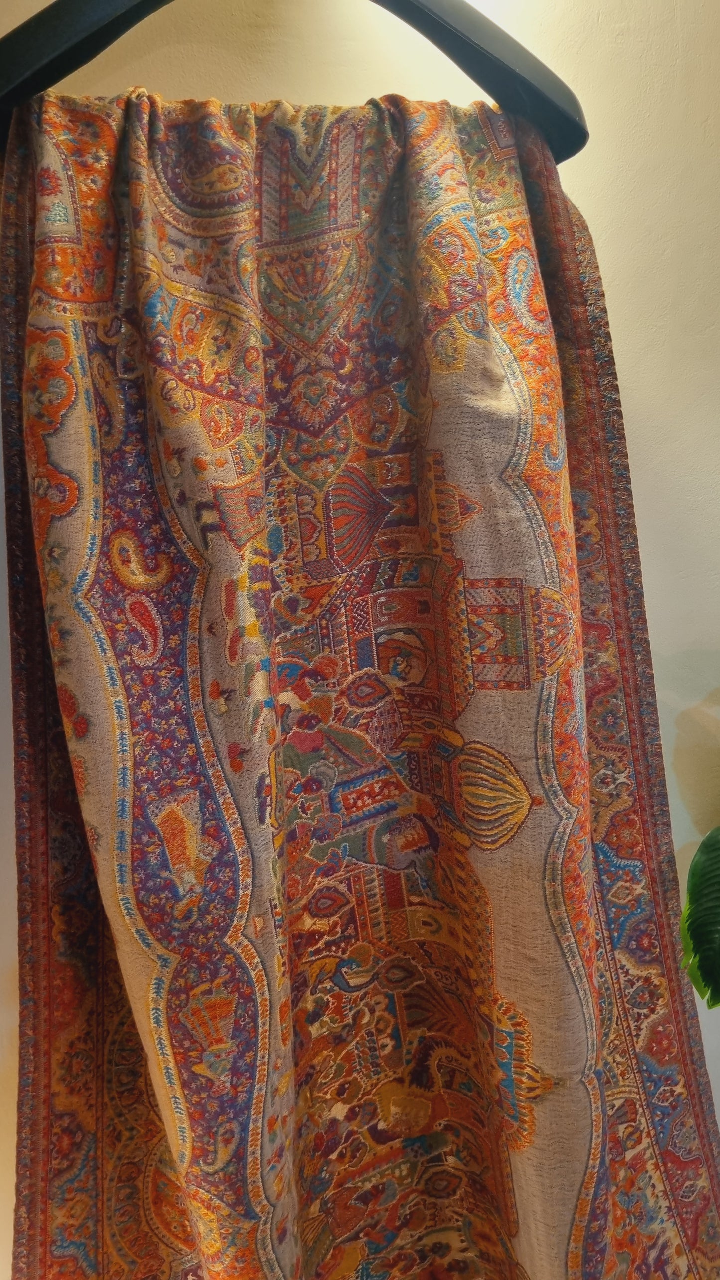 Darbari kaani moonlight tooah shawl