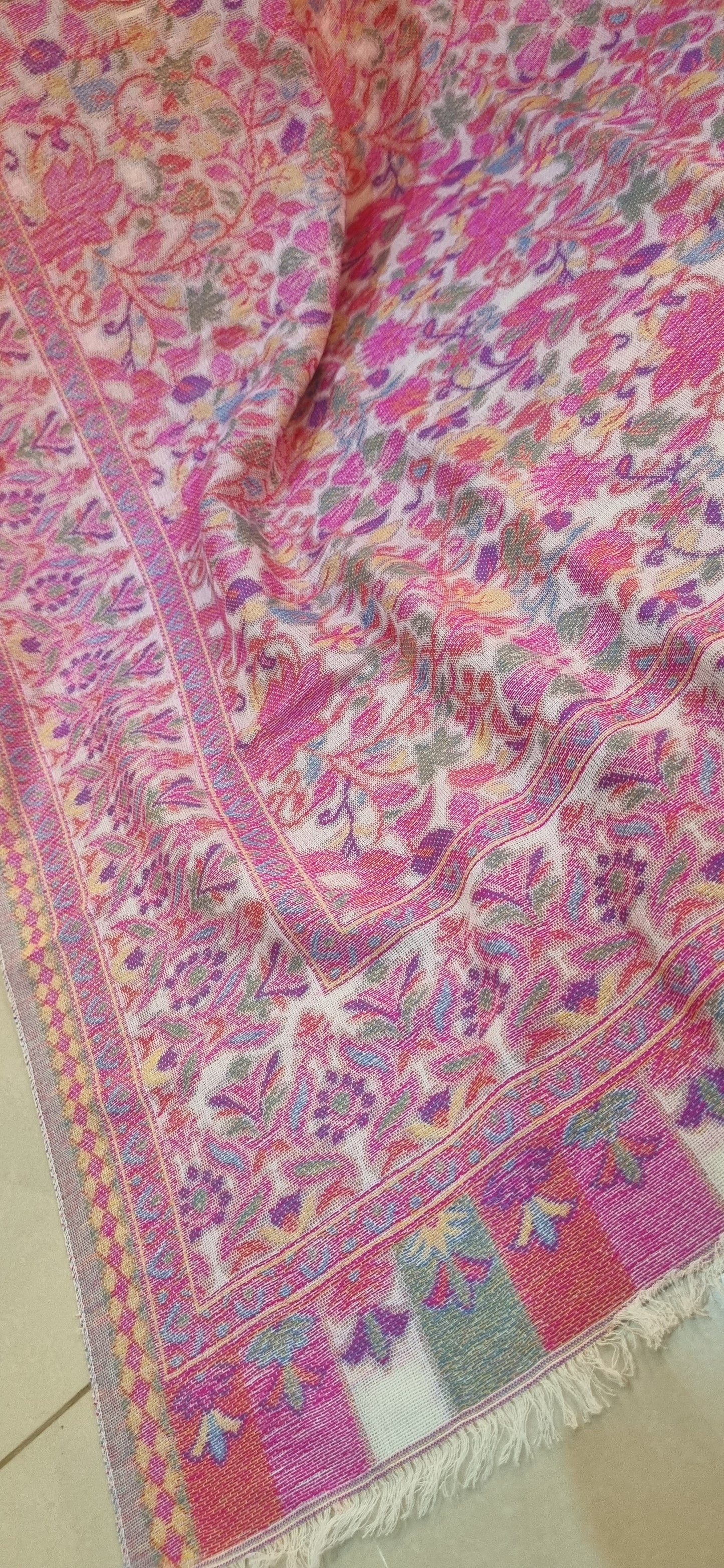 Woolen kaani pashmina shawl