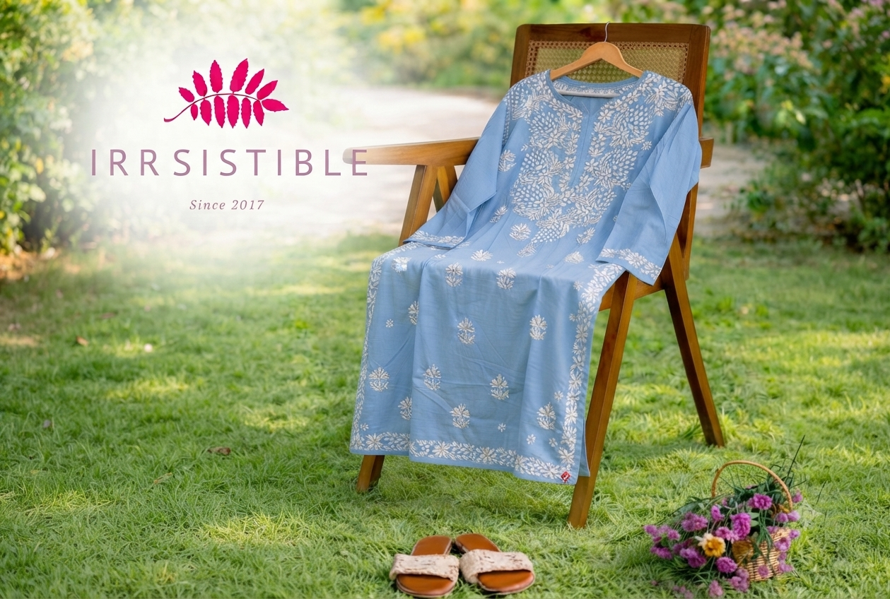 Chikankari shirt : Arabic lawn