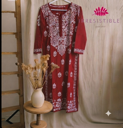 Chikankari shirt : Arabic lawn