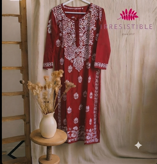 Chikankari shirt : Arabic lawn