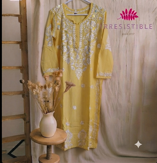 Chikankari shirt : Arabic lawn