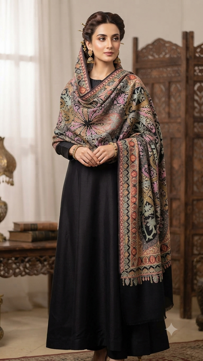 Reelkaar kalamkar : shawl