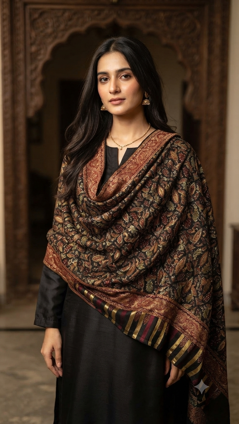 Zaree kaani : pashmina shawl