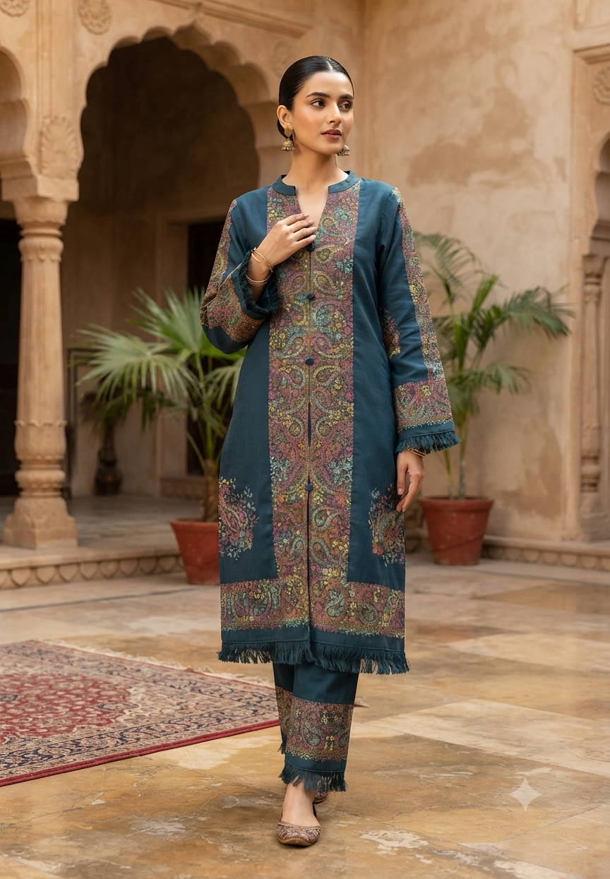 Pashmina CO-ords: stitched