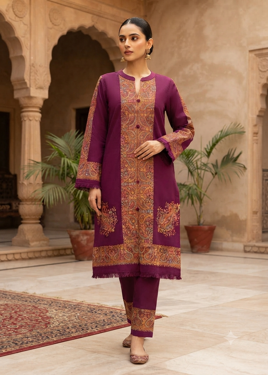 Pashmina CO-ords: stitched