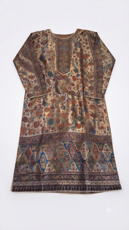 Kaani silk shirt: stitched