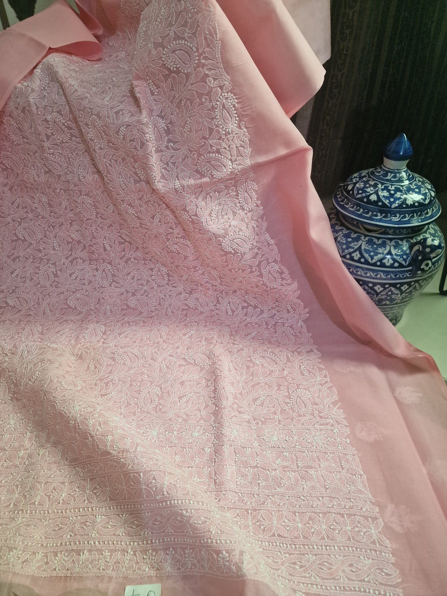 Single taar chikankari lawn shirt