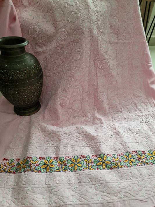 Sale.Parsi gara chikankari on lawn