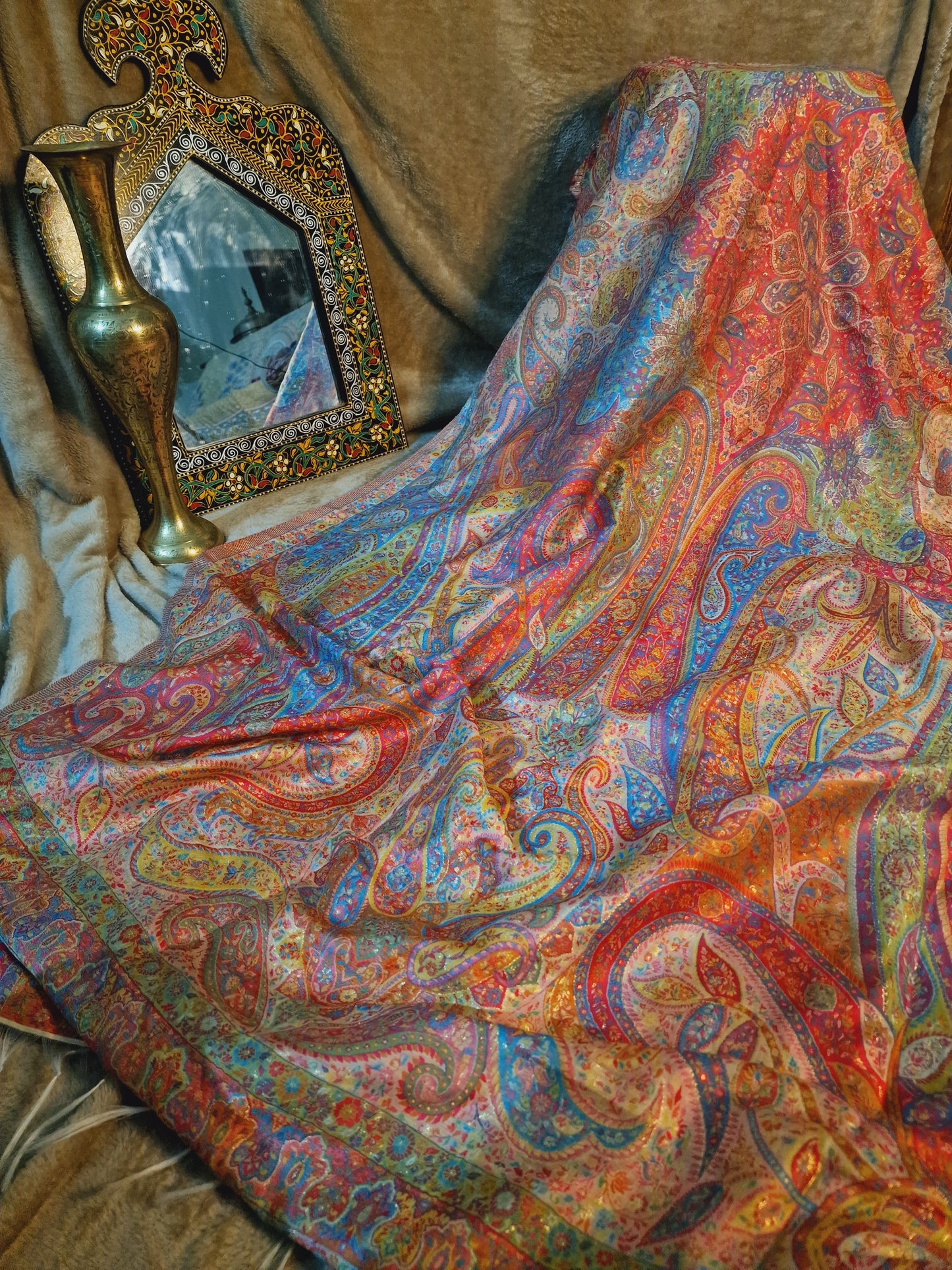 Silk kanni shawls