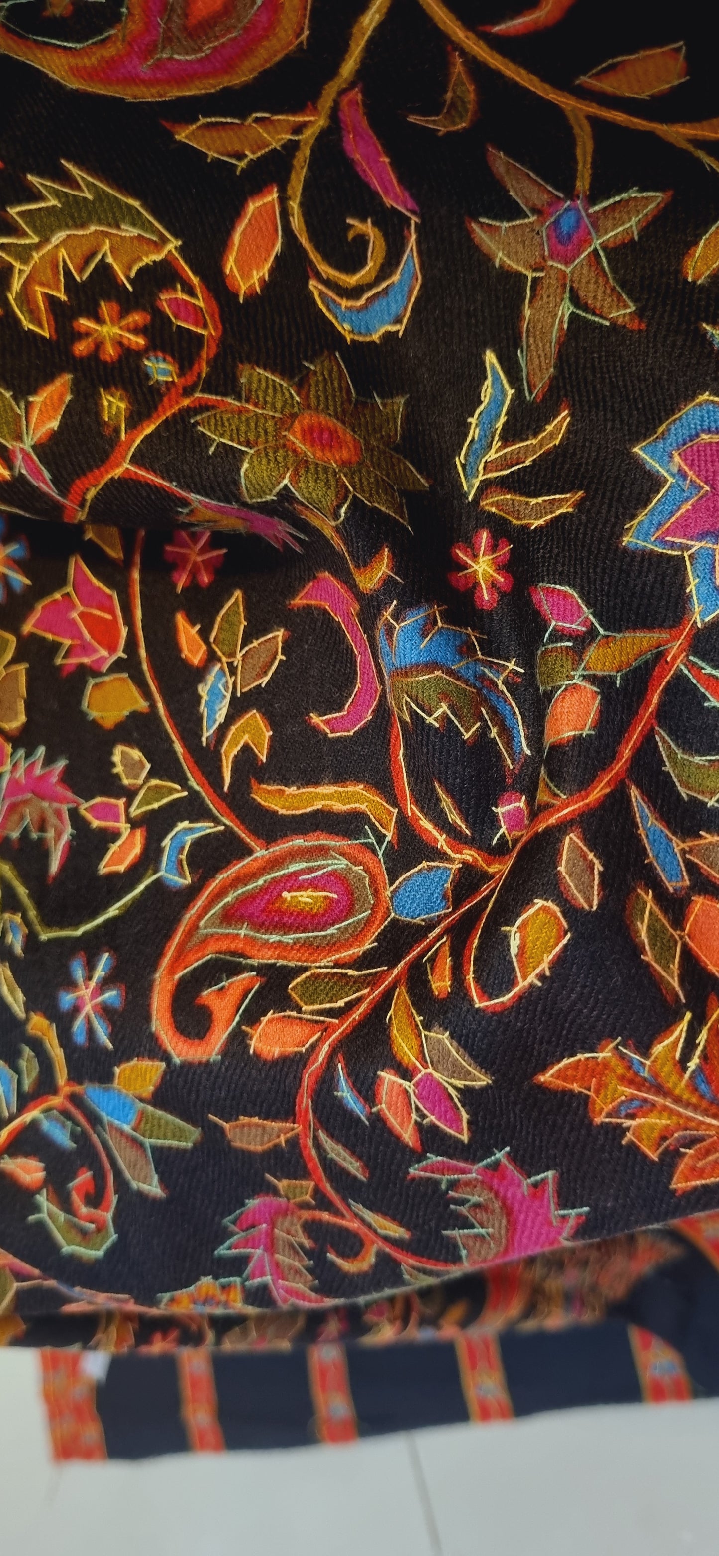 Kalamkar shawl: Pashmina