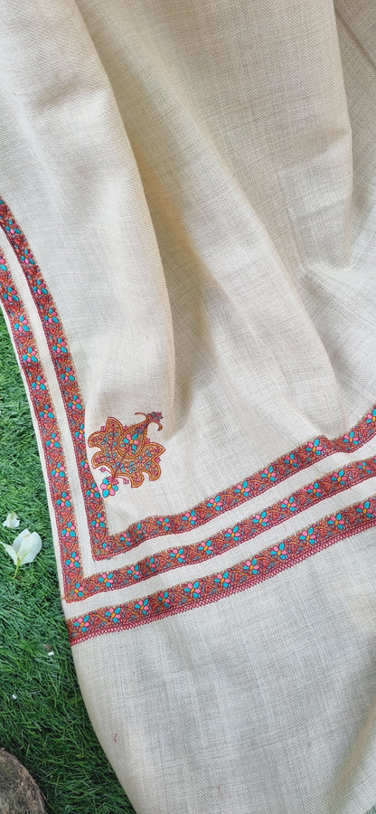 Pure pashmina embroidered
