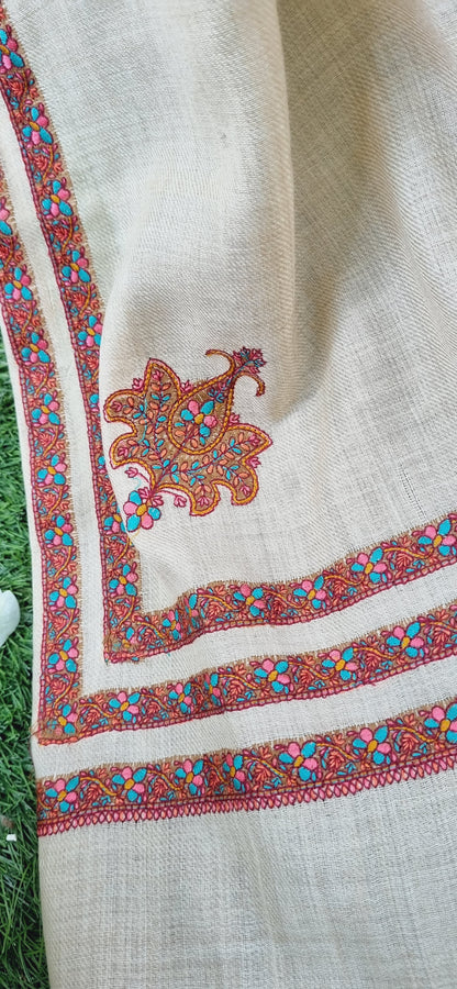 Pure pashmina embroidered