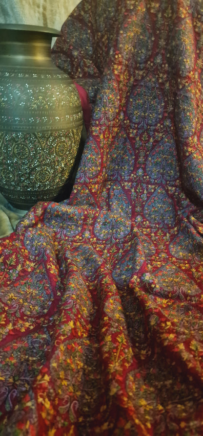 Pure papermachie: embroidered