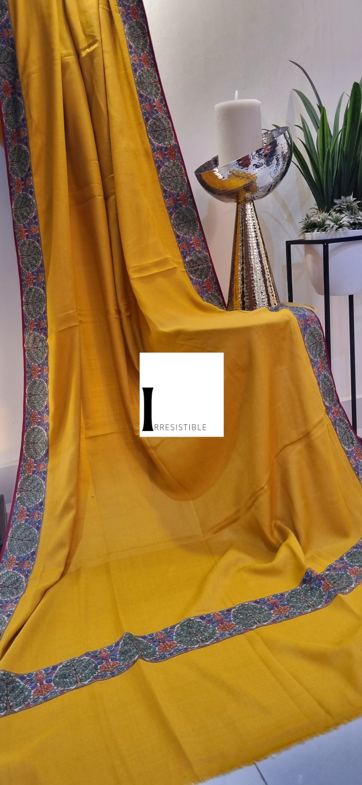 Kalamkar shawl: Pashmina