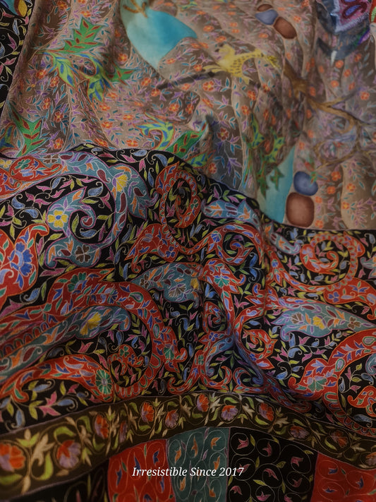 Shahtoosh: kalamkari shawl
