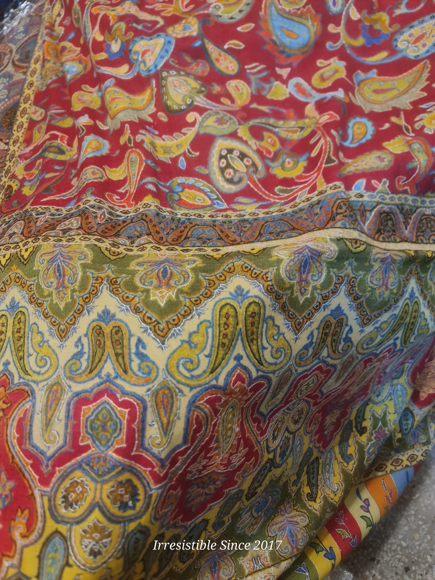 Shahtoosh: needle work kalamkari shawl