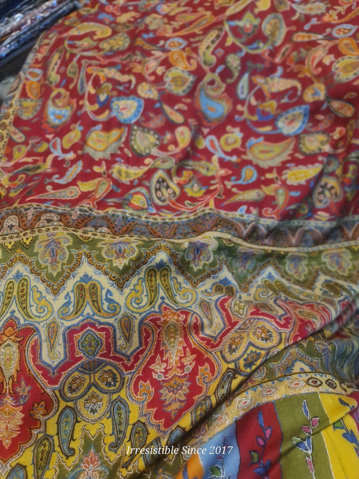 Shahtoosh: needle work kalamkari shawl