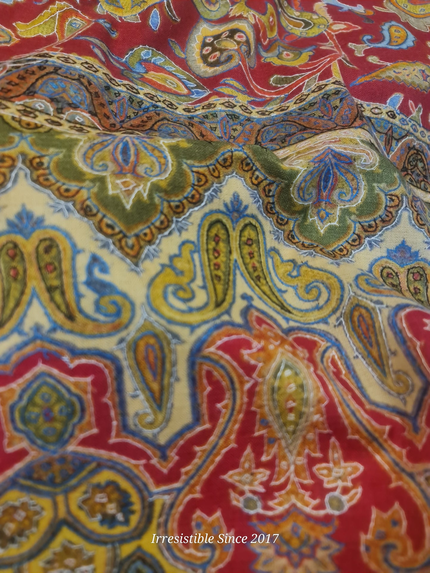 Shahtoosh: needle work kalamkari shawl