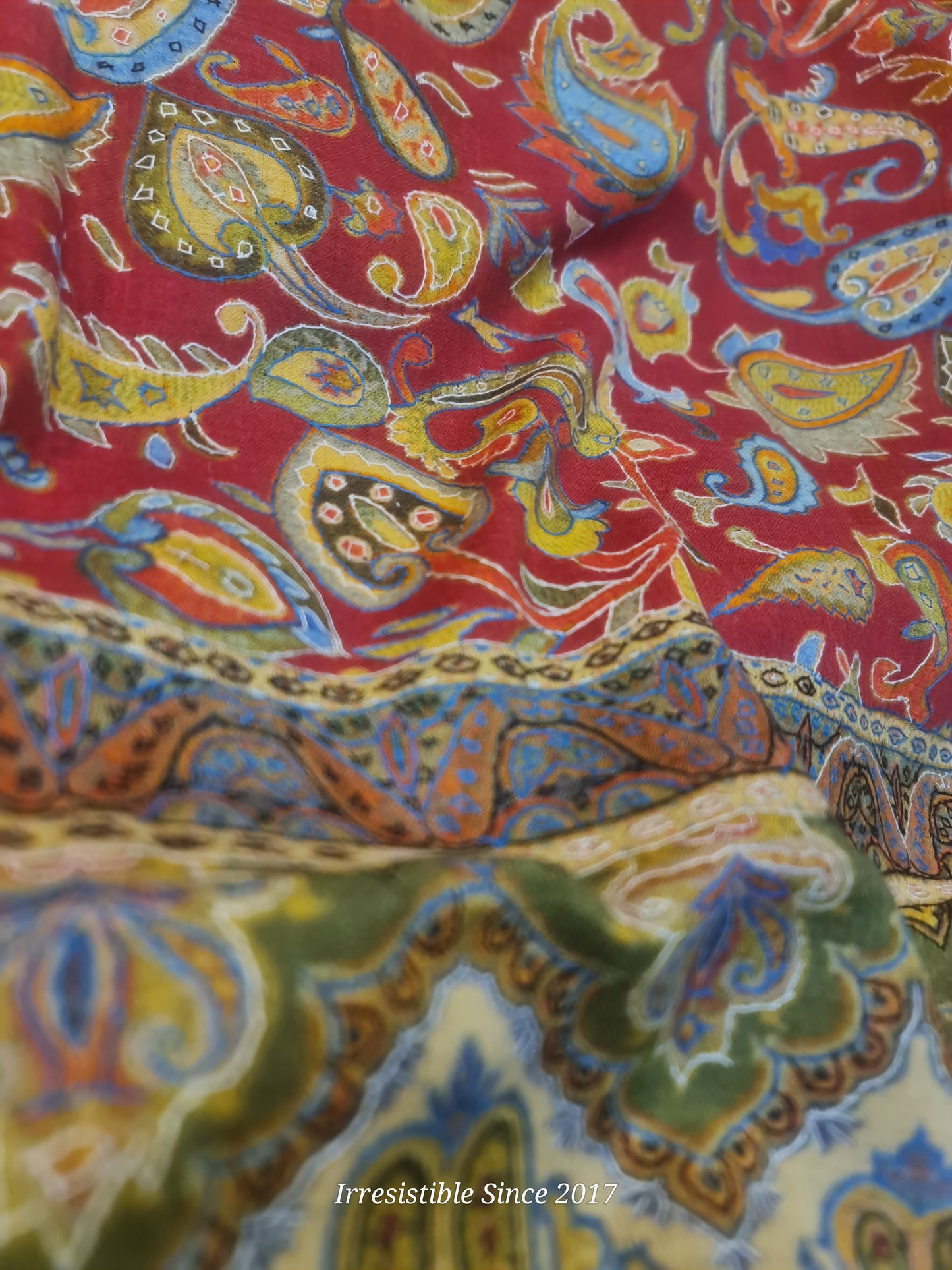 Shahtoosh: needle work kalamkari shawl