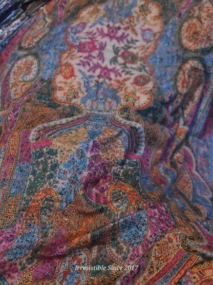 Shahtoosh: needle work kalamkari shawl