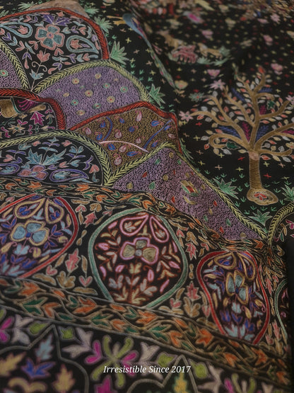 Shahtoosh: kalamkari luxury shawl