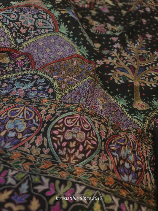 Shahtoosh: kalamkari luxury shawl