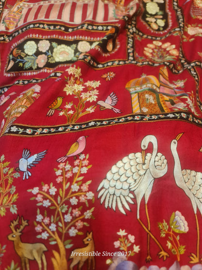 Shahtoosh: kalamkari shawl